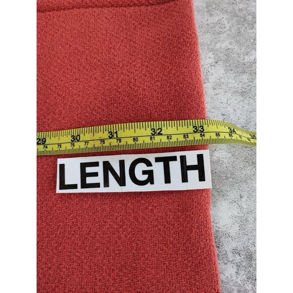 J.Crew Women's Villa Coat Nello Gori Salmon Italian Wool Size 4P US - Picture 10 of 11